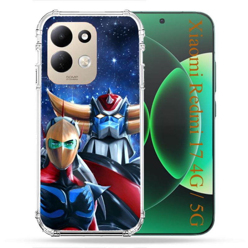 Coque Renforcée Pour Xiaomi Redmi 17 4G / 5G Manga Goldorak