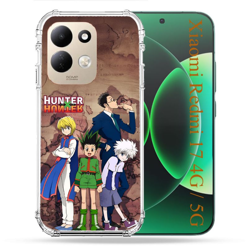 Coque Renforcée Pour Xiaomi Redmi 17 4G / 5G Manga Hunter X Hunter Vintage