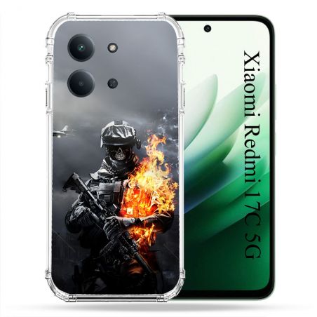 Coque Renforcée Pour Xiaomi Redmi 17C 5G Call Of Duty Squelette
