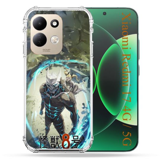 Coque Renforcée Pour Xiaomi Redmi 17 4G / 5G Manga Kaiju N° 8 Kafka Hibino