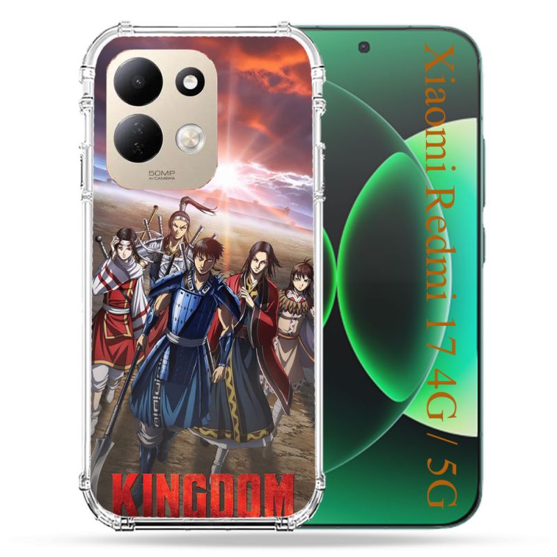 Coque Renforcée Pour Xiaomi Redmi 17 4G / 5G Manga Kingdom Affiche