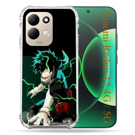Coque Renforcée Pour Xiaomi Redmi 17 4G / 5G Manga My Hero Academia Deku
