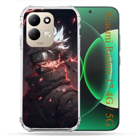 Coque Renforcée Pour Xiaomi Redmi 17 4G / 5G Manga Naruto Kakashi Dark