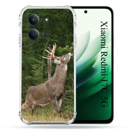 Coque Renforcée Pour Xiaomi Redmi 17C 5G Chasse Cerf