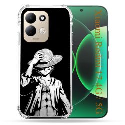 Coque Renforcée Pour Xiaomi Redmi 17 4G / 5G Manga One Piece Luffy Noir