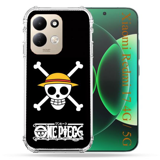 Coque Renforcée Pour Xiaomi Redmi 17 4G / 5G Manga One Piece Tete de Mort