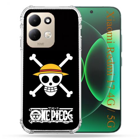 Coque Renforcée Pour Xiaomi Redmi 17 4G / 5G Manga One Piece Tete de Mort