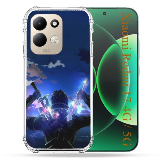 Coque Renforcée Pour Xiaomi Redmi 17 4G / 5G Manga SAO sword Art Online Epee