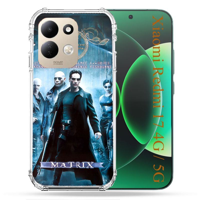 Coque Renforcée Pour Xiaomi Redmi 17 4G / 5G Matrix Affiche