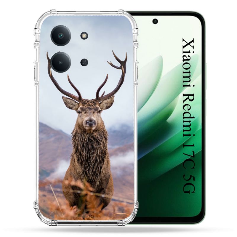 Coque Renforcée Pour Xiaomi Redmi 17C 5G Chasse Chevreuil Montagne