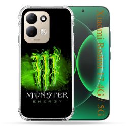 Coque Renforcée Pour Xiaomi Redmi 17 4G / 5G Monster Energy Vert