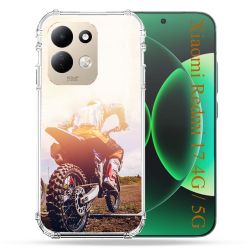 Coque Renforcée Pour Xiaomi Redmi 17 4G / 5G Moto Cross Soleil