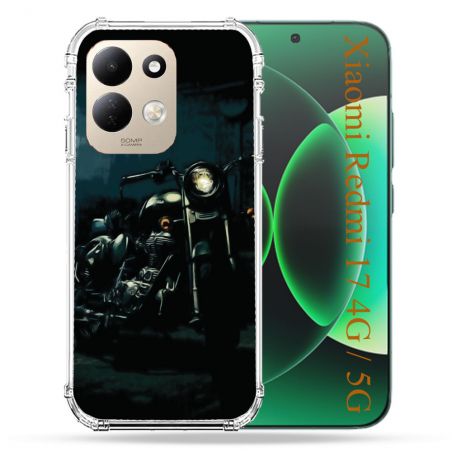 Coque Renforcée Pour Xiaomi Redmi 17 4G / 5G Moto Harley Vintage