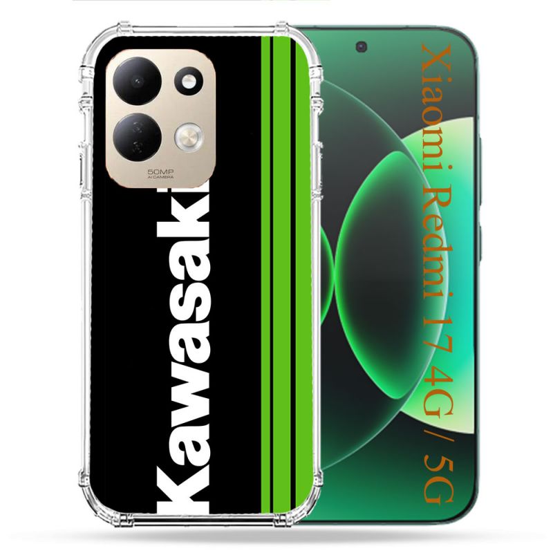 Coque Renforcée Pour Xiaomi Redmi 17 4G / 5G Moto Kawasaki