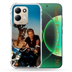 Coque Renforcée Pour Xiaomi Redmi 17 4G / 5G Musique Johnny Hallyday Moto