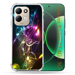 Coque Renforcée Pour Xiaomi Redmi 17 4G / 5G Musique Partition Multicolore