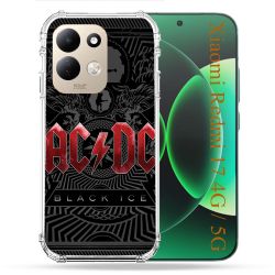 Coque Renforcée Pour Xiaomi Redmi 17 4G / 5G Musique Rock ACDC Rouge