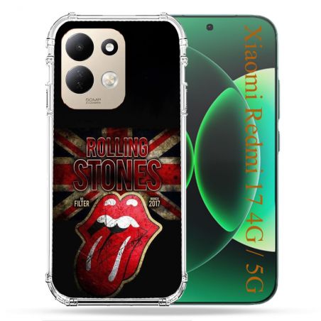 Coque Renforcée Pour Xiaomi Redmi 17 4G / 5G Musique Rolling Stones