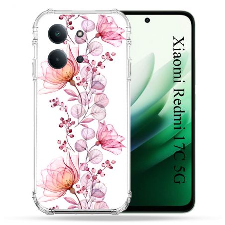 Coque Renforcée Pour Xiaomi Redmi 17C 5G Fleur Eclosion