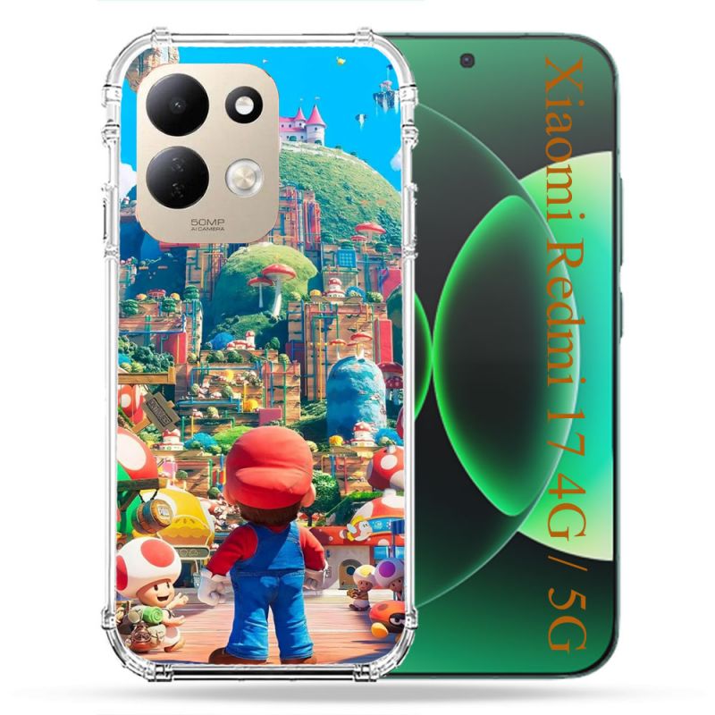 Coque Renforcée Pour Xiaomi Redmi 17 4G / 5G Nintendo World