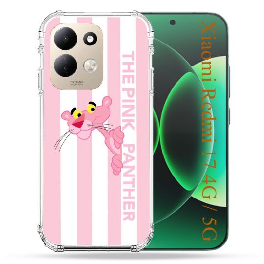 Coque Renforcée Pour Xiaomi Redmi 17 4G / 5G Panthere Rose