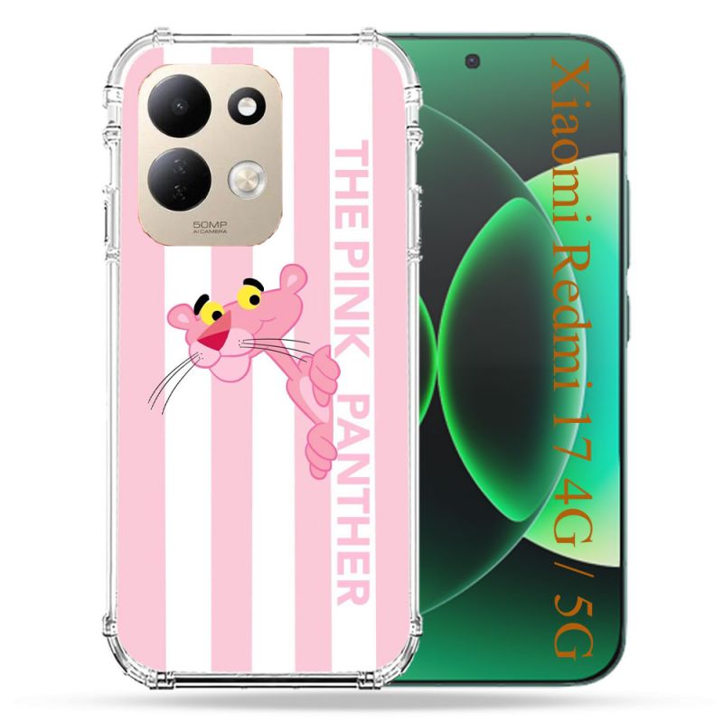 Coque Renforcée Pour Xiaomi Redmi 17 4G / 5G Panthere Rose