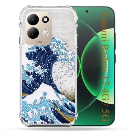 Coque Renforcée Pour Xiaomi Redmi 17 4G / 5G Peinture La Grande Vague