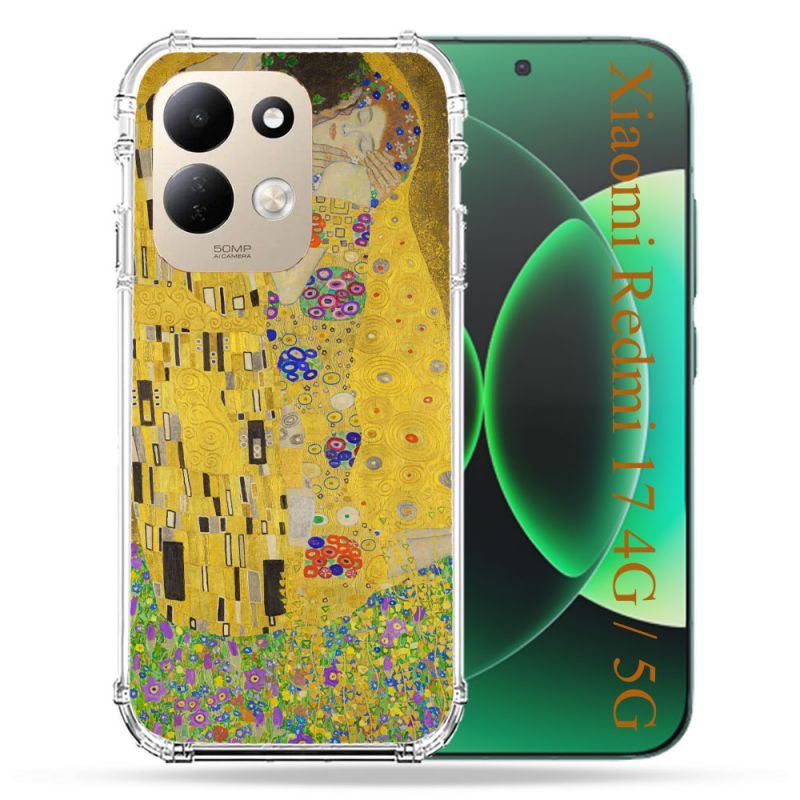 Coque Renforcée Pour Xiaomi Redmi 17 4G / 5G Peinture Le Baiser