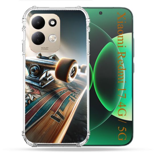 Coque Renforcée Pour Xiaomi Redmi 17 4G / 5G Planche Skate