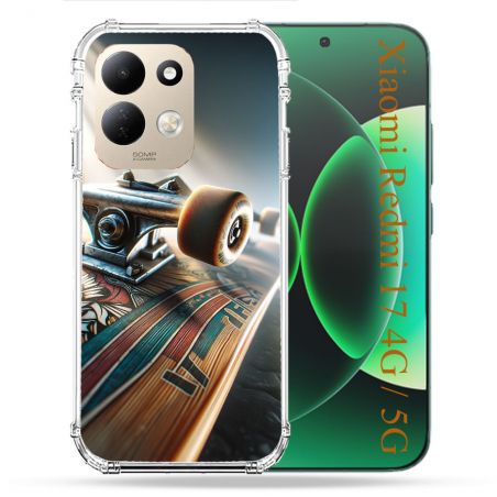 Coque Renforcée Pour Xiaomi Redmi 17 4G / 5G Planche Skate