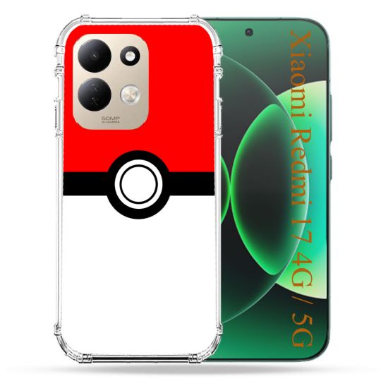 Coque Renforcée Pour Xiaomi Redmi 17 4G / 5G Pokemon Pokeball