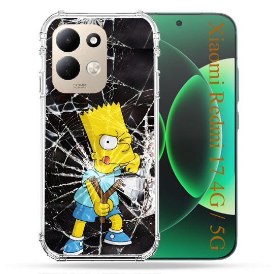 Coque Renforcée Pour Xiaomi Redmi 17 4G / 5G Simpson Bart