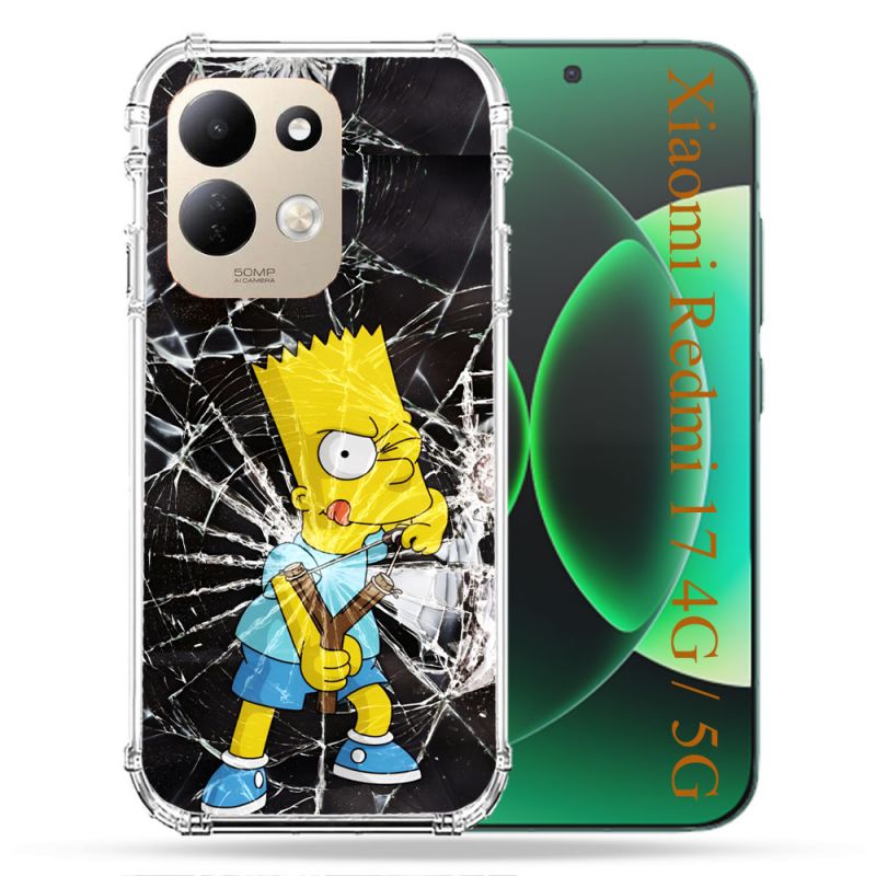 Coque Renforcée Pour Xiaomi Redmi 17 4G / 5G Simpson Bart