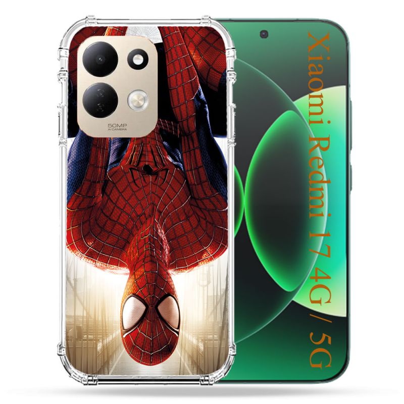 Coque Renforcée Pour Xiaomi Redmi 17 4G / 5G Spiderman Invers