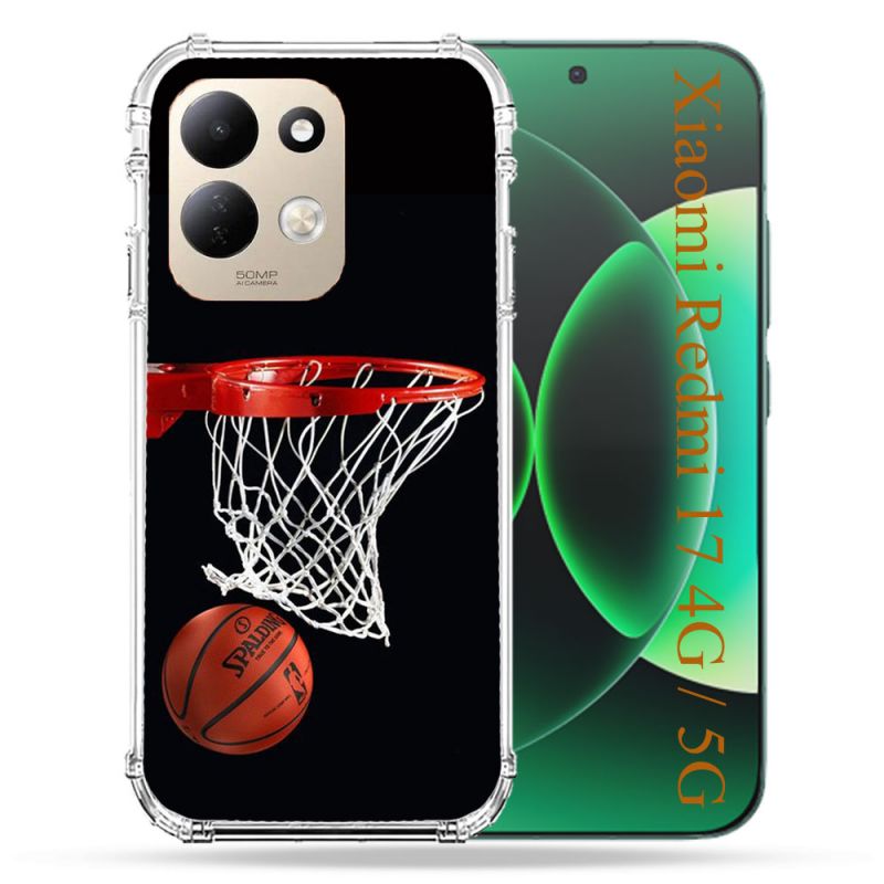 Coque Renforcée Pour Xiaomi Redmi 17 4G / 5G Sport Basket Panier