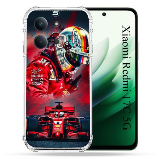 Coque Renforcée Pour Xiaomi Redmi 17C 5G Formule 1 F1 Ferrari