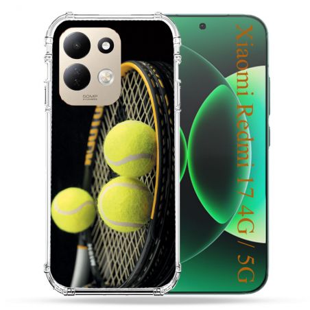 Coque Renforcée Pour Xiaomi Redmi 17 4G / 5G Sport Tennis Balls
