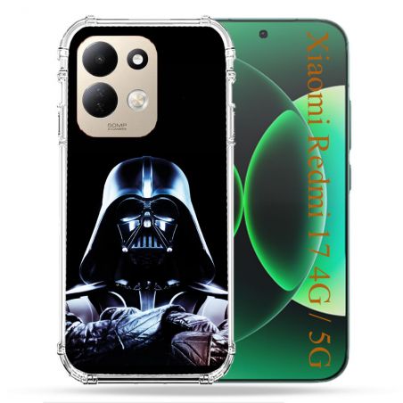 Coque Renforcée Pour Xiaomi Redmi 17 4G / 5G Star Wars - Dark Vador Noir