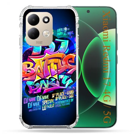 Coque Renforcée Pour Xiaomi Redmi 17 4G / 5G Street Art Rap