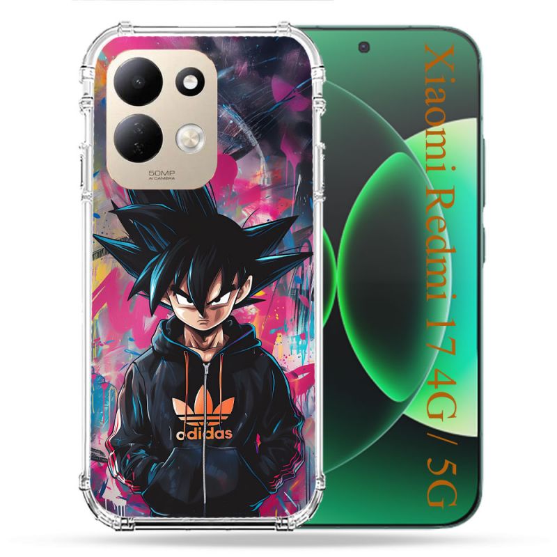 Coque Renforcée Pour Xiaomi Redmi 17 4G / 5G Street Art Sangoku
