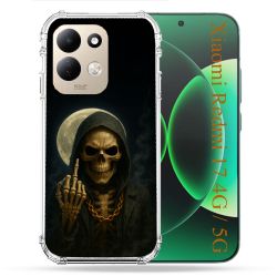 Coque Renforcée Pour Xiaomi Redmi 17 4G / 5G Tete de Mort Doigt 2026