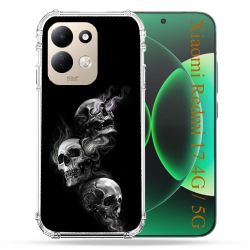 Coque Renforcée Pour Xiaomi Redmi 17 4G / 5G Tete de Mort Triple