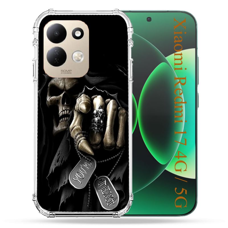 Coque Renforcée Pour Xiaomi Redmi 17 4G / 5G Tete de Mort Your Next