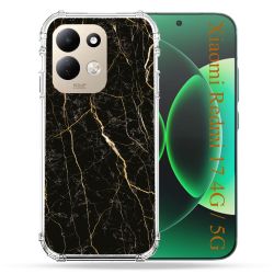 Coque Renforcée Pour Xiaomi Redmi 17 4G / 5G Texture Marbre Noir