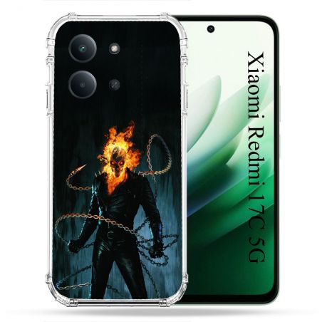 Coque Renforcée Pour Xiaomi Redmi 17C 5G Ghost Rider