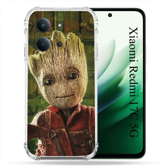 Coque Renforcée Pour Xiaomi Redmi 17C 5G Groot Vert