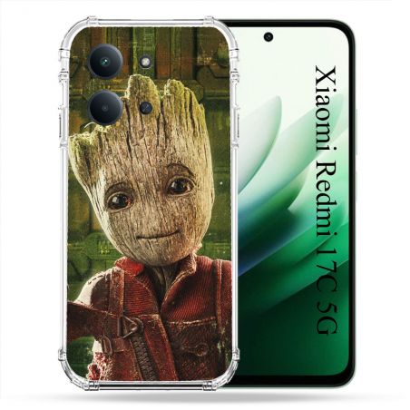 Coque Renforcée Pour Xiaomi Redmi 17C 5G Groot Vert