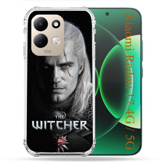Coque Renforcée Pour Xiaomi Redmi 17 4G / 5G The Witcher Noir