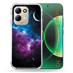 Coque Renforcée Pour Xiaomi Redmi 17 4G / 5G Univers Bleu Violet