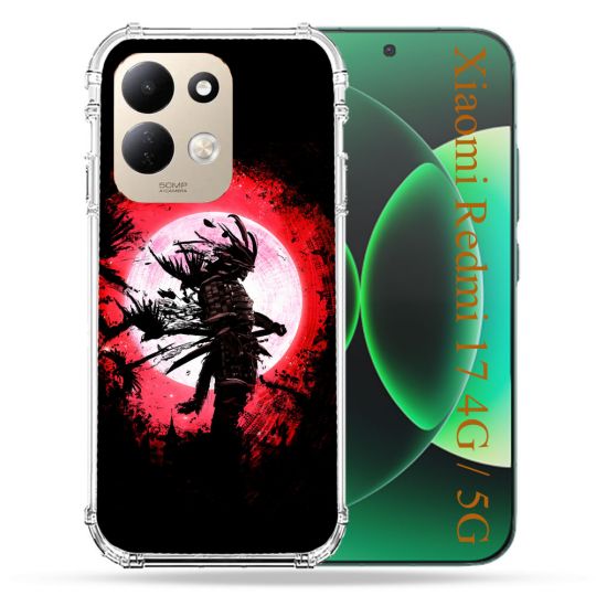 Coque Renforcée Pour Xiaomi Redmi 17 4G / 5G Voyage Japon Samourai
